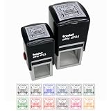 Taj Mahal Agra India Destination Travel Self-Inking Rubber Stamp Ink Stamper - 1 Inch Small - Black Ink