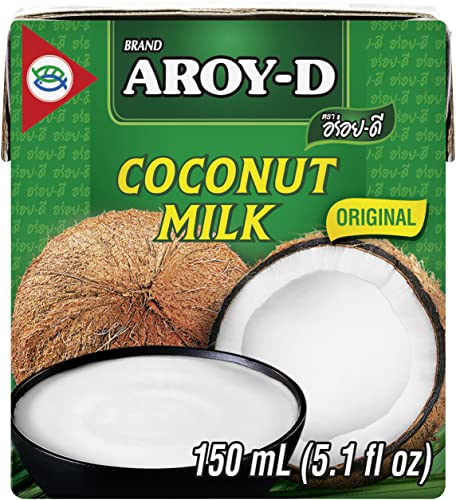 Aroy-D Coconut Milk Mini-Size 5.1 Fluid Ounce (150Ml), Pack Of 6 #TOP29