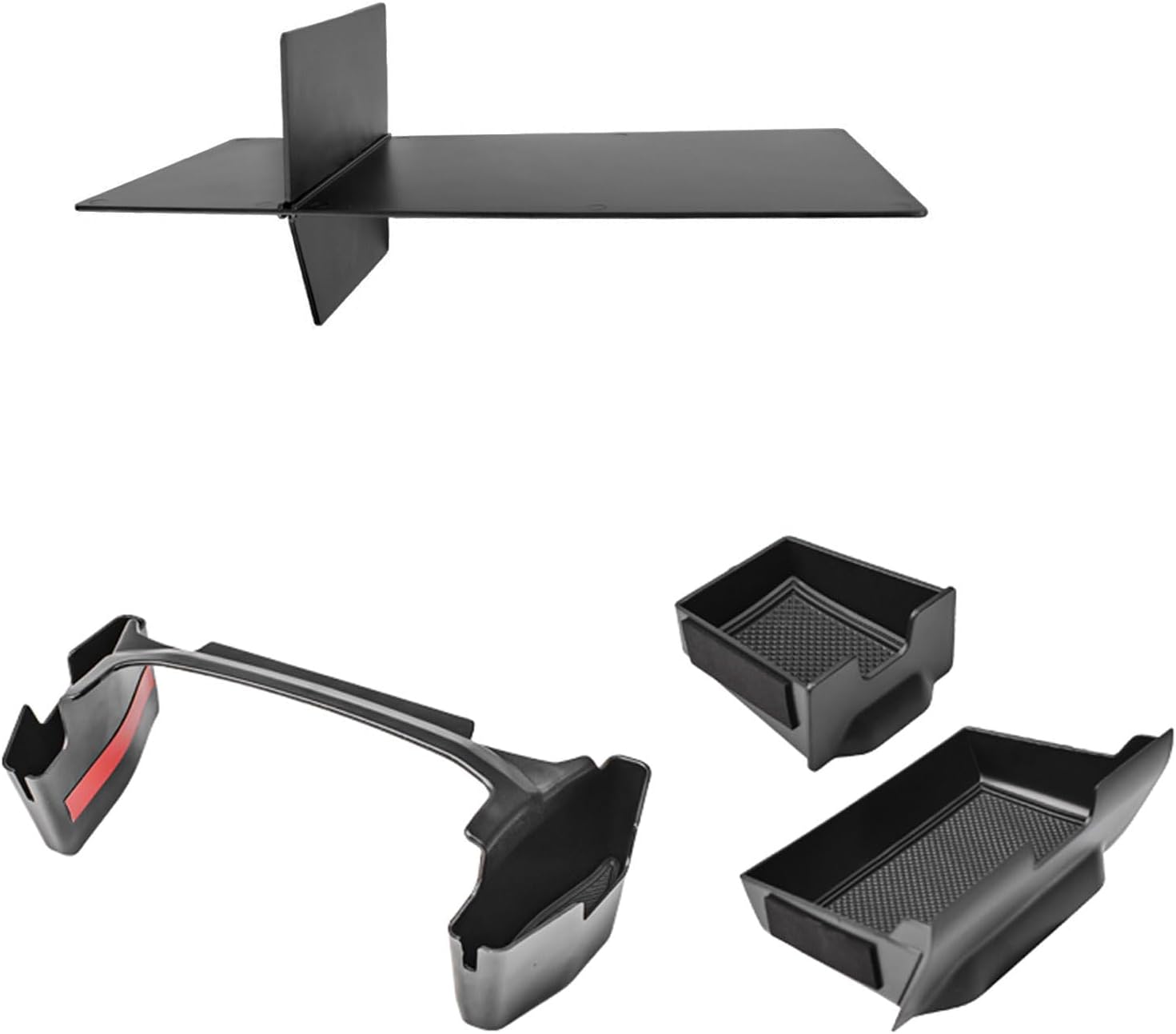 TACOBRO Storage Drawer and Gear Shift Organizer Tray and Glove Box Organizer Compatible with Toyota 4Runner Accessories 2014-2022 2023 2024