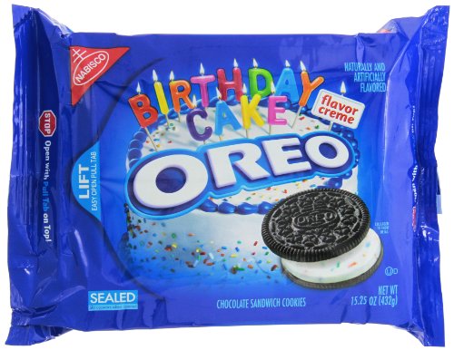 Oreo Birthday Oreo Cookies, 15.25 oz