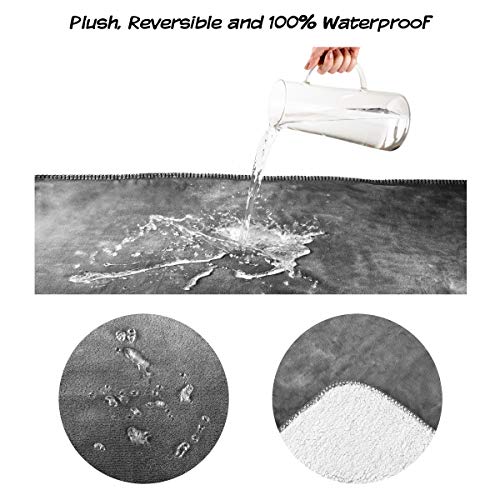 image for PETMAKER Waterproof Pet Blanket Collection– Reversible Throw Protect
