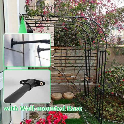 Arche de jardin réglable résolvant les problèmes de tuteurage trop étroit - 6