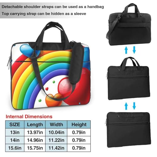 FodPand Bolsa para Laptop 13-15.6 pulgadas Negra miniatura 2