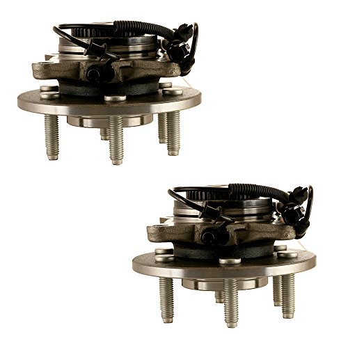 [Set Of 2] Longgo 515046 Premium Front Wheel Hub And Bearing Assembly Fit For 2004-2005 F-150 | 2004 F-150 Heritage | For F 150 4Wd | 6 Lugs W/Abs | 45 Splines #TOP14