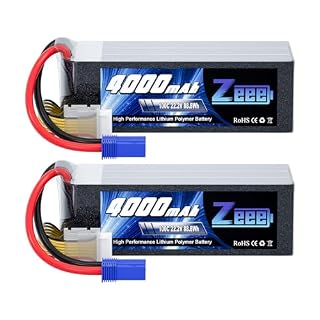 Zeee lot de 2 batteries LiPo 6S 4000 mAh à prise EC5