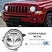 VRC For 2007-2017 Jeep Patriot 2007-2010 Compass Headlights Halogen Headlamp Assembly Replacement Pair Driver and Passenger Side (Headlights Only)