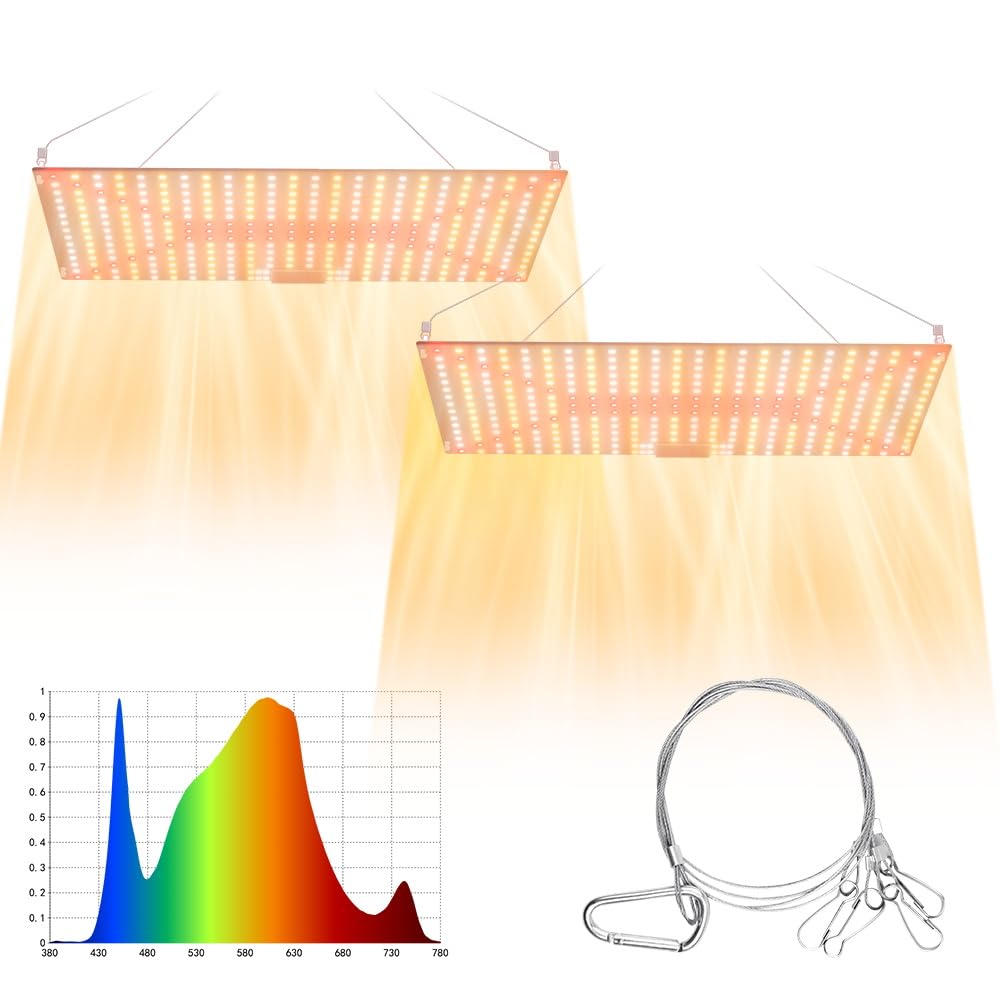 Lampa LED do wzrostu roślin pełne spektrum 150W UV IR Czerwona Niebieska 220V do hydroponiki szklarni namiotu hodowlanego roślin domowych warzyw i roślin mięsnych, 2 sztuki