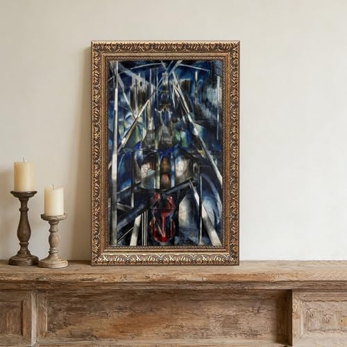 Pont de Brooklyn Joseph Stella affiche moderne cadre inclus