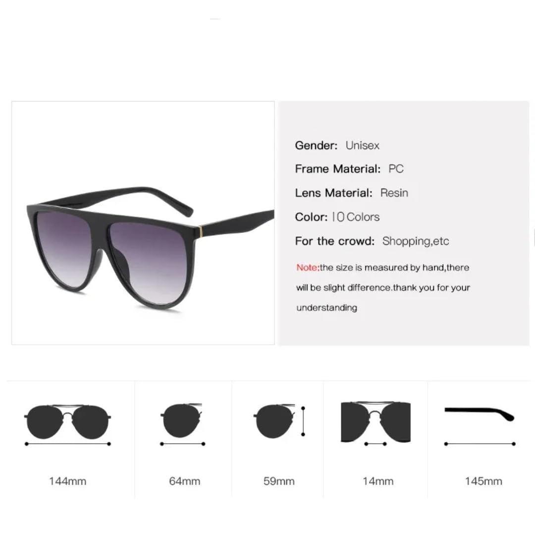 Gafas de sol con protección UV400, ojo de gato negro de gran tamaño, para mujeres y hombres, deportes al aire libre y conducción
