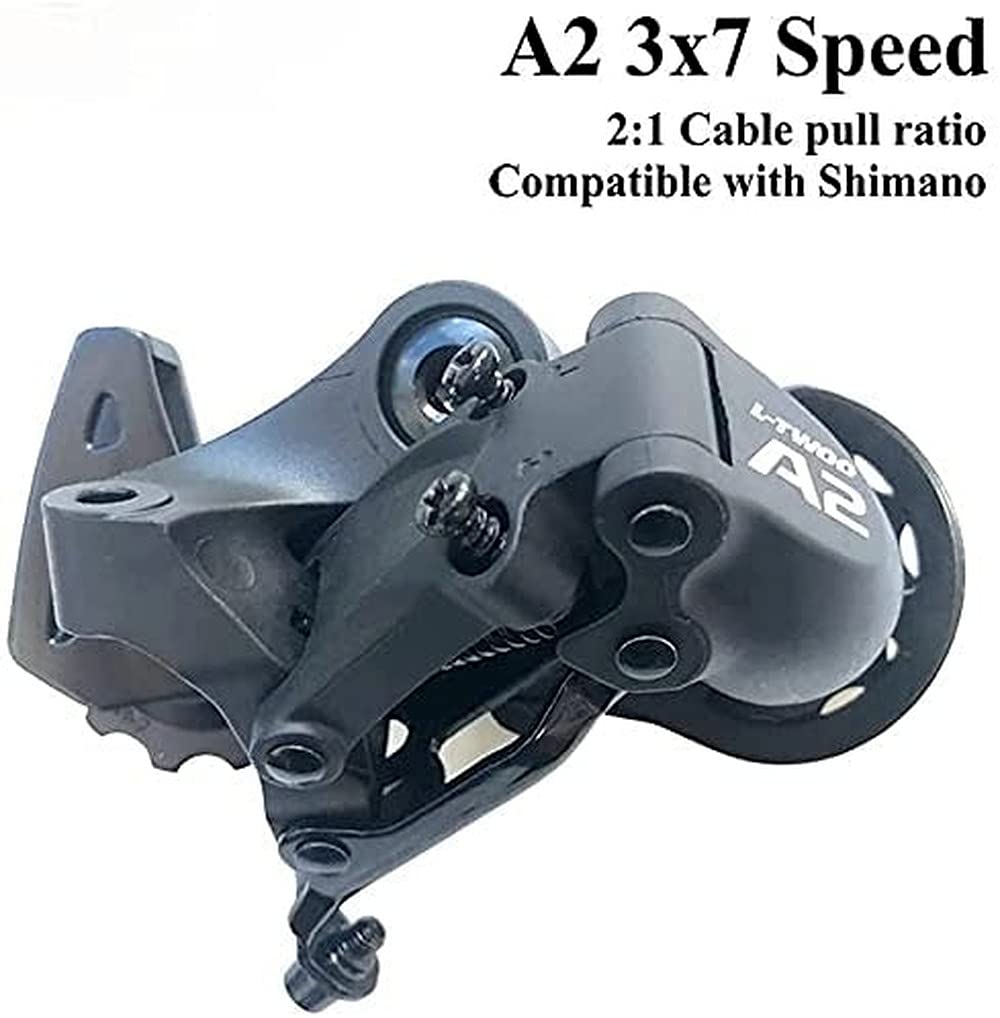 LTWOO Ensemble de dérailleurs arrière A2 3 x 7s 21 vitesses pour VTT 32T 36T, compatible M4000 RD