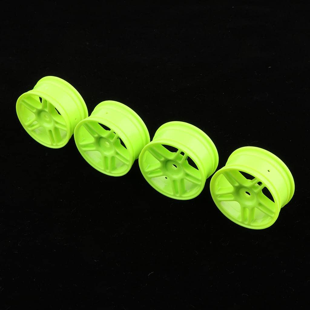 ATORSE 4Pcs 1:10 Racing Car Wheel Rim for Hsp94123 Rc Cars Accessories Green-image-41
