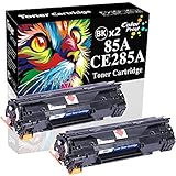(2-Pack, Black) ColorPrint Compatible 85A Toner Cartridge Replacement for HP CE285A 285A Work with...