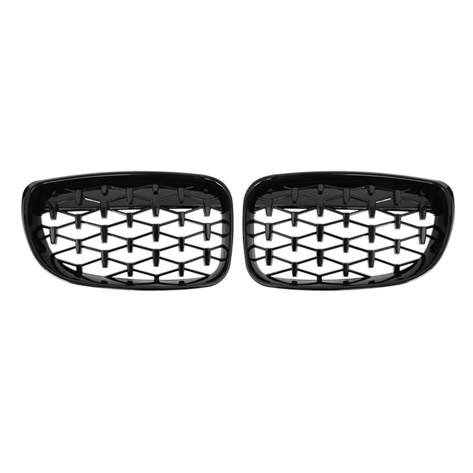 Griglia Anteriore Per BMW Serie 1 E81 E82 E87 E88 128I 130I 135I 2007-2011 Auto Griglia Rene Anteriore Paraurti Griglie Racing Griglia Principale(Nero)