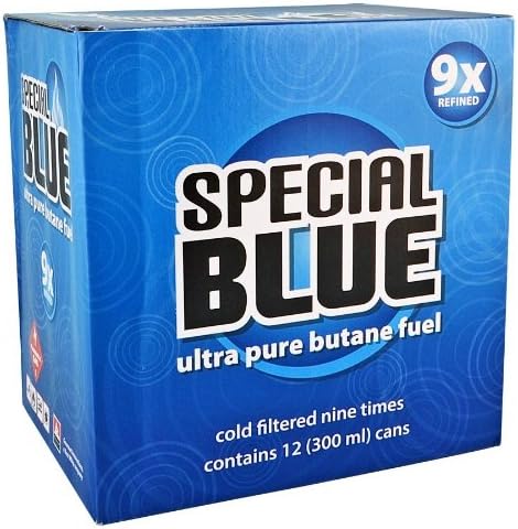#HZ86 12 Can Box - 300ml Special Blue 9x Refined Butane