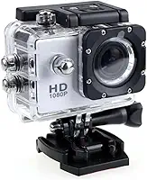 Câmera de Ação 4K Ultra HD Wi‑Fi À Prova d’Água – Filmadora Sports com lente 170°, Caixa Estanque, controle via app e suporte para esportes radicais