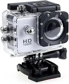 Câmera de Ação 4K Ultra HD Wi‑Fi À Prova d’Água – Filmadora Sports com lente 170°, Caixa Estanque, controle via app e suporte para esportes radicais