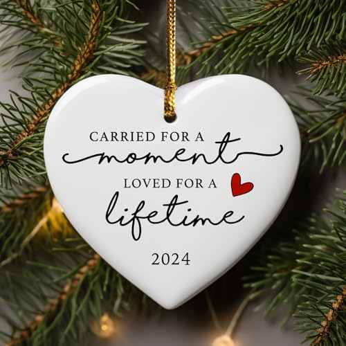 Miscarriage Ornament, Infant Loss, Baby Memorial, Sympathy Gift, Child Loss Remembrance Carried for a Moment Sympathy Gift Baby Loss (2024)