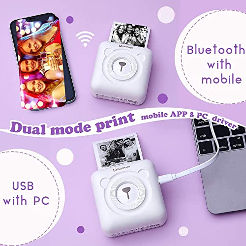 PeriPeri PeriPage A6 (HD 304dpi) Mini Thermal Printer (1Year Warranty) Inkless Bluetooth Pocket Printer for Print Picture List Memo Barcode Receipt... - Image 4
