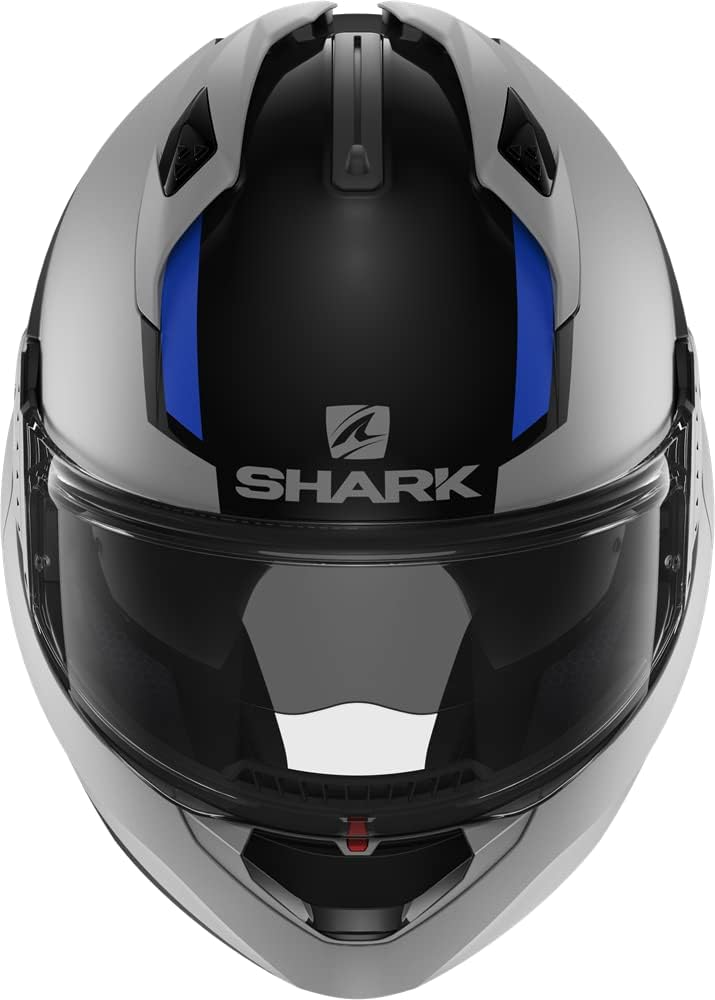 SHARK Evo-GT Sean Black / Silver / Blue Helmet