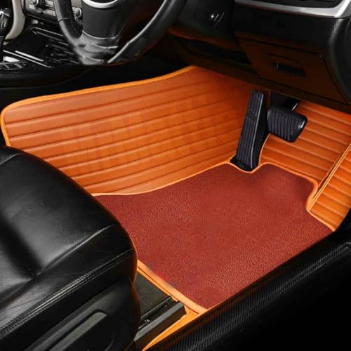 Image of Mr Mattie 10D Car Floor Mats Compatible with Kia Carnival Limousine, Tan /Coffee