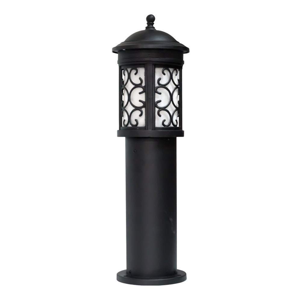 QUSYZD Post Lights Outdoor,Waterproof Outdoor Light Rural Landscape Light Outdoor Column Light Lawn Light European Landscape Garden Light Aluminum E27 Floor Lamp Decorat,B