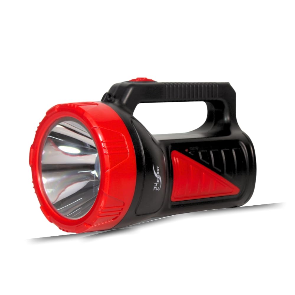 WOZITTorch Light-Multi Functional Rechargeable Flashlight with High Power Beam| 2 Working Mode, High & Low Brightness, (3 Month Warranty, Pack of 1 (Multicolor)