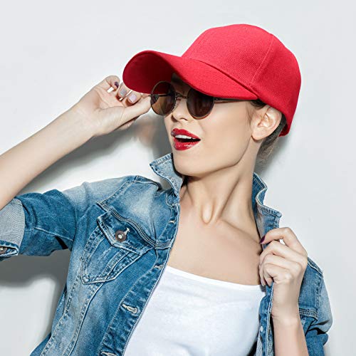 6 Pieces Unisex Baseball Cap Classic Baseball Cap Adjustable Baseball Hat For Running Workouts Outdoor Activities (Classic Colors) #TOP5