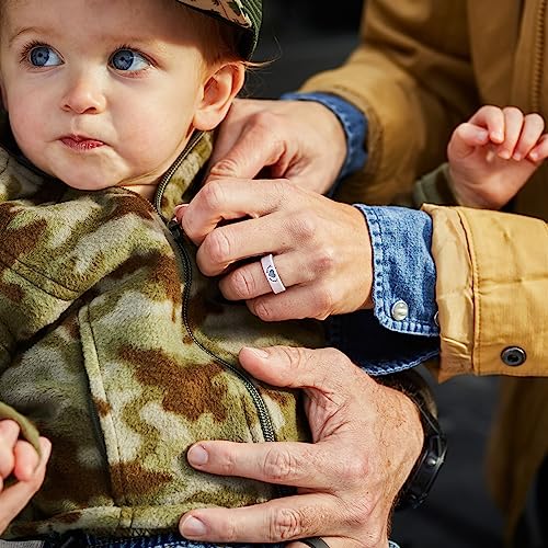 QALO Women's Rubber Silicone Ring, Eva Shockey Stackable Bead or Geo, Rubber Wedding Ring for Women, Breathable, Durable Engagement Silicone Band, Multi Colors3