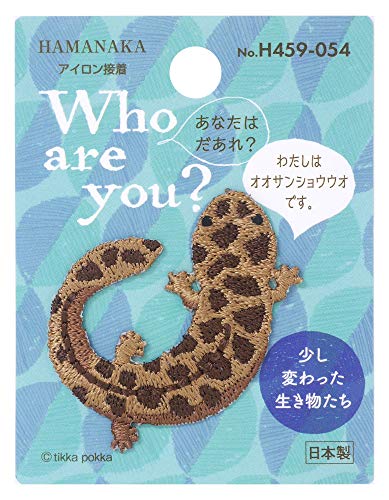 最安値 ハマナカ ワッペン Who Are You フーアーユー オオサンショウウオ ワッペン H459 054 Hamanaka ハマの価格比較