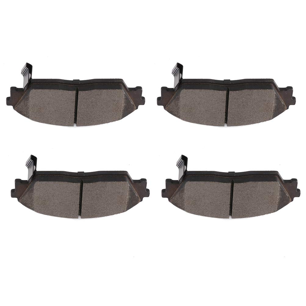 cciyu D373 Ceramic Front Brake Pad Set Fit For 1988-1991 For Honda Civic,1990-1991 For Honda CRX,1988-1990 For Honda Prelude