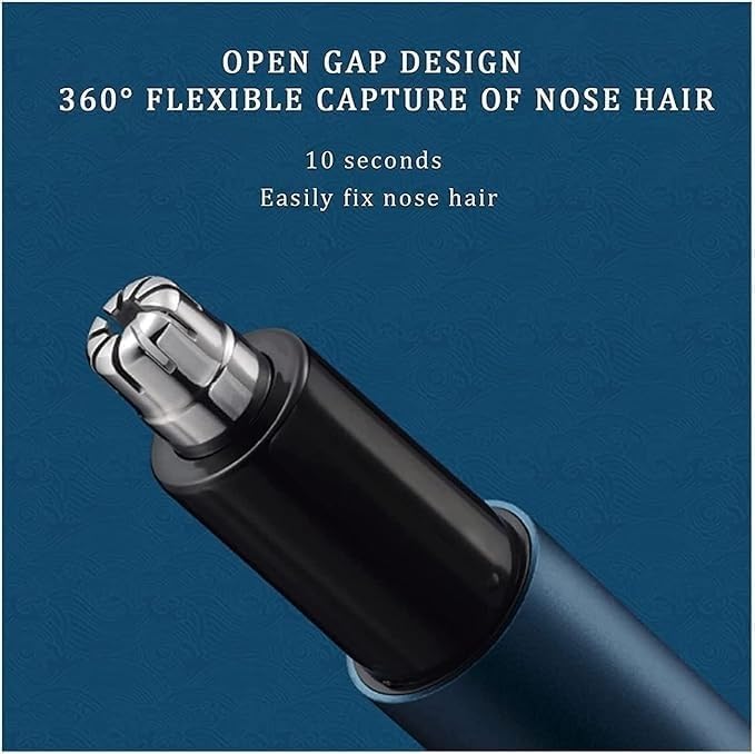 Ear and Nose Hair Trimmer Clipper for Men & Women, USB Rechargeable Professional Eyebrow Trimmer, Smart Cleaning System Waterproof Facial Hair Remover