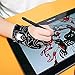 XPPen Digital Drawing Glove - Two-Finger Artist Glove with Cute Cat Print, Suitable for Right and Left Hand