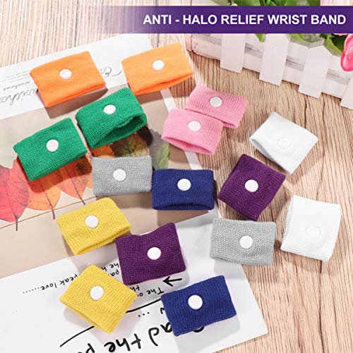 HEALLILY 8 Pares de Pulseiras Anti-Enjôo Pulseiras Anti-Enjôo para Homens Mulheres