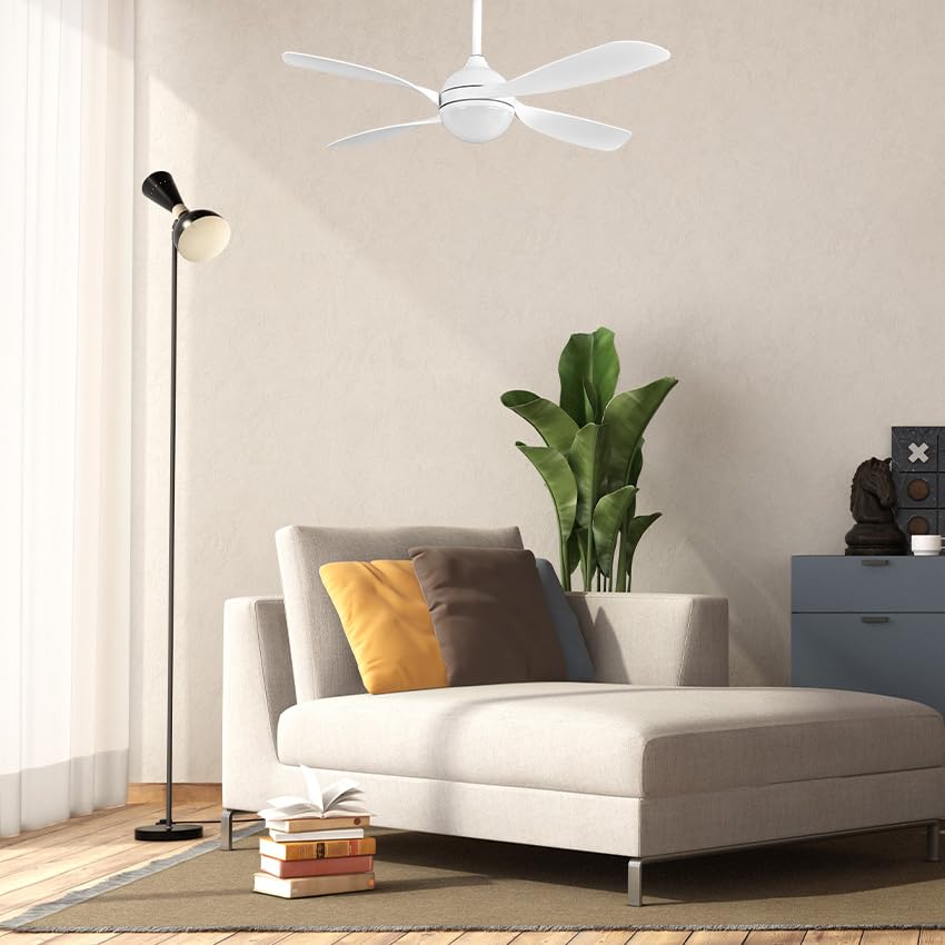 Ventilateur DC 30W avec éclairage 3250 lm télécommandé pour salon