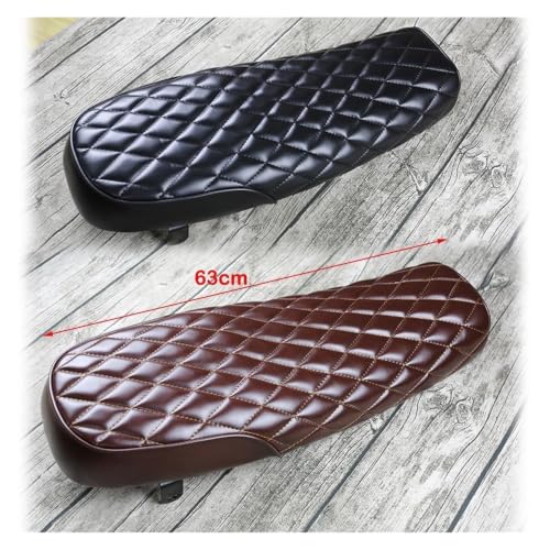 Selle de moto plate pour café racer confort durable et accessoires d'assemblage complets - 6