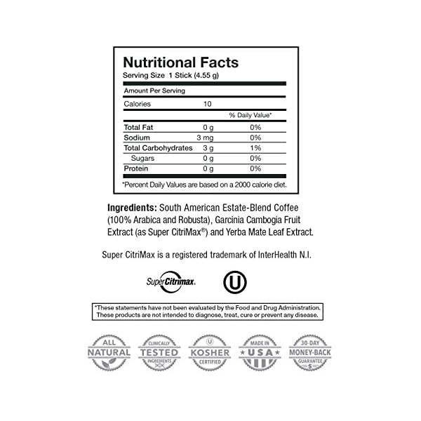 Javita Burn + Control Instant Coffee - Weight Management Herbs, Contains Garcinia Cambogia & Yerba Mate, Slimming Coffee with Help of Exercise, Keto Coffee, Dieters Drink, 24 (4.55g) Sticks