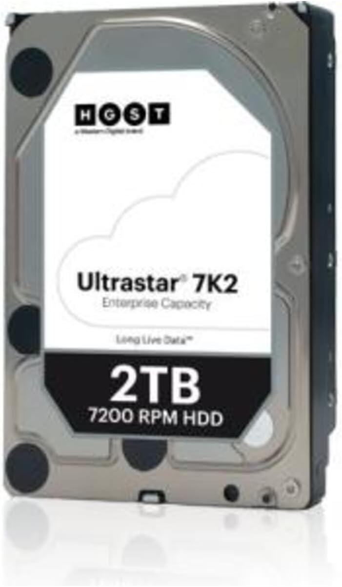 HGST 1W10002 2TB 3.5inch 128MB 7200RPM SATA 6Gb/s 512n Enterprise Hard Disk Drive Bare