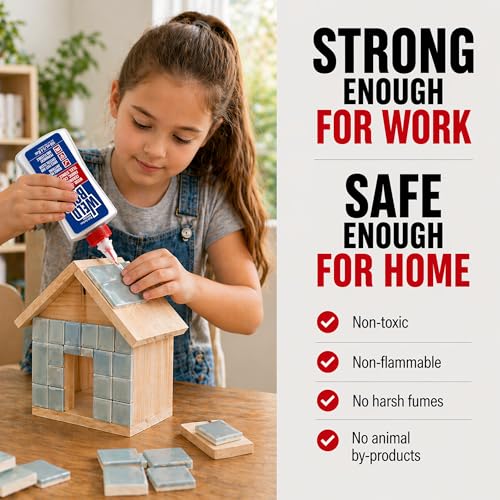 Image of Weldbond Multi-Surface Glue Non Toxic for Mosaic Wood Ceramic Craft 5.4oz | Non Toxic Glue Dries Crystal Clear Heavy Duty Adhesive Glue for Craft, Ceramic, Wood Working, Glass, Porcelain, Tile and more