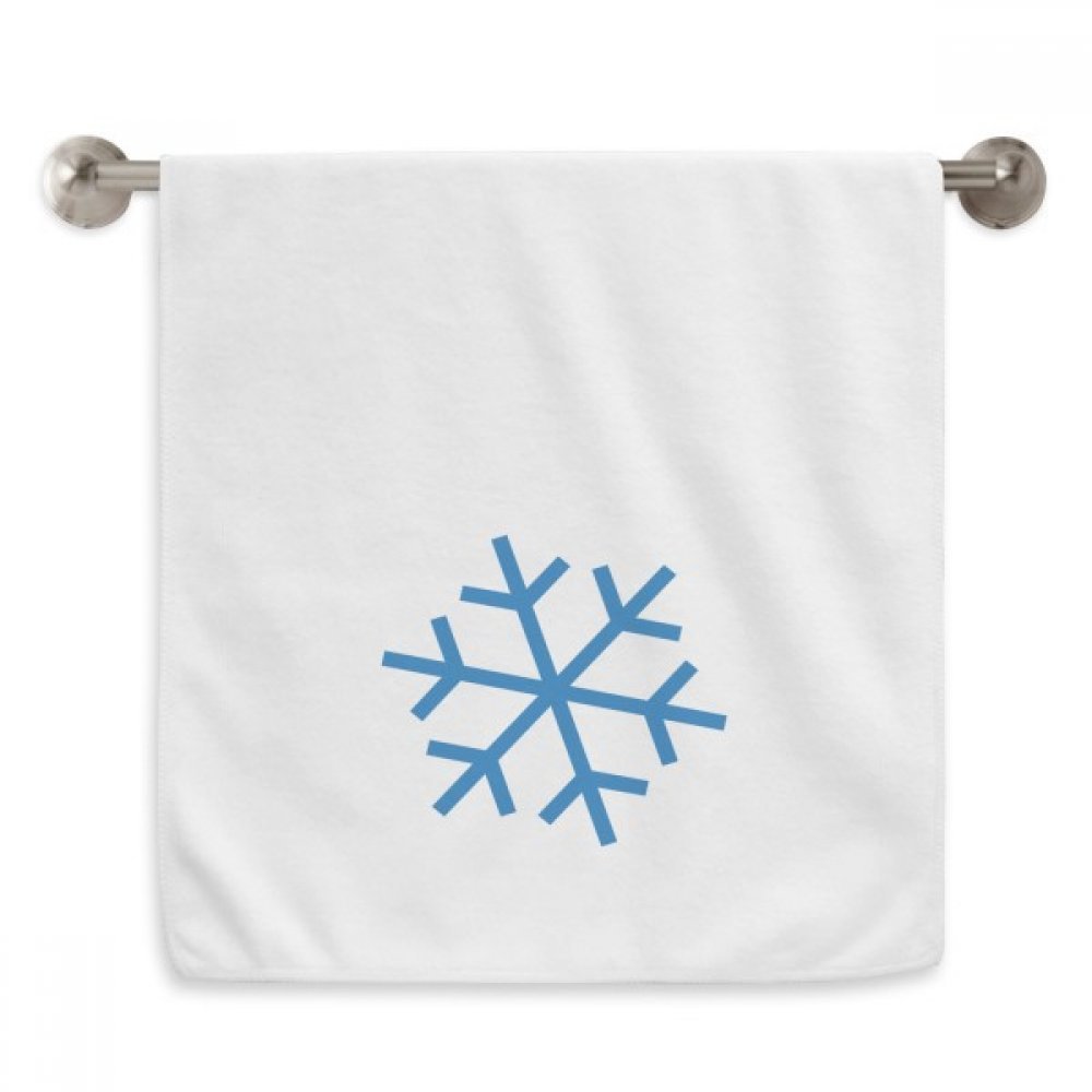 Serviette sport d'hiver flocon de neige pour le confort de votre salle de bain