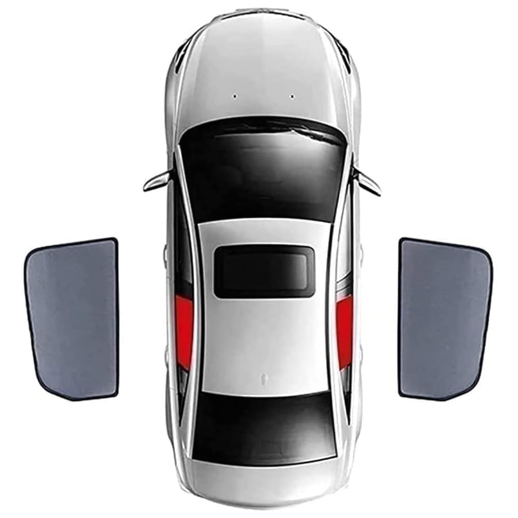 EOYLBFWH Car window shades set, for Cupra Formentor 2020- Full Covers Car Window Curtains Blinds Visor Front Rear Privacy Curtains,2pcs-rear-doors-normal