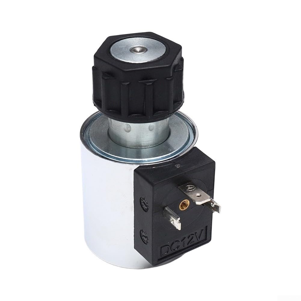 Bobine d'électrovanne hydraulique Mfz12-37yc argentée robuste 23mm hauteur 50mm