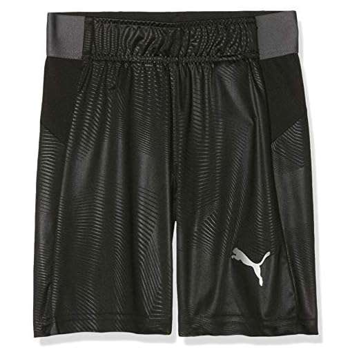 Puma ftblNXT Graphic Shorts Jr Pantalones Cortos, Unisex niños, Negro Black/Red Blast, 164