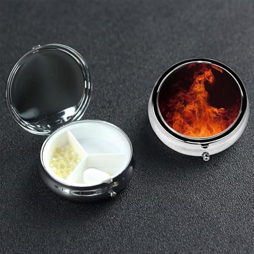 Dancing Fire Pill Box 3�R���p�[�g�����g �s���P�[�X ���z�܂��̓|�P�b�g�p ���^��I�[�K�i�C�U�[ �~���[�t�� �g���x���s���{�b�N�X ���������r�^�~���e�� ���j�[�N�ȃM�t�g