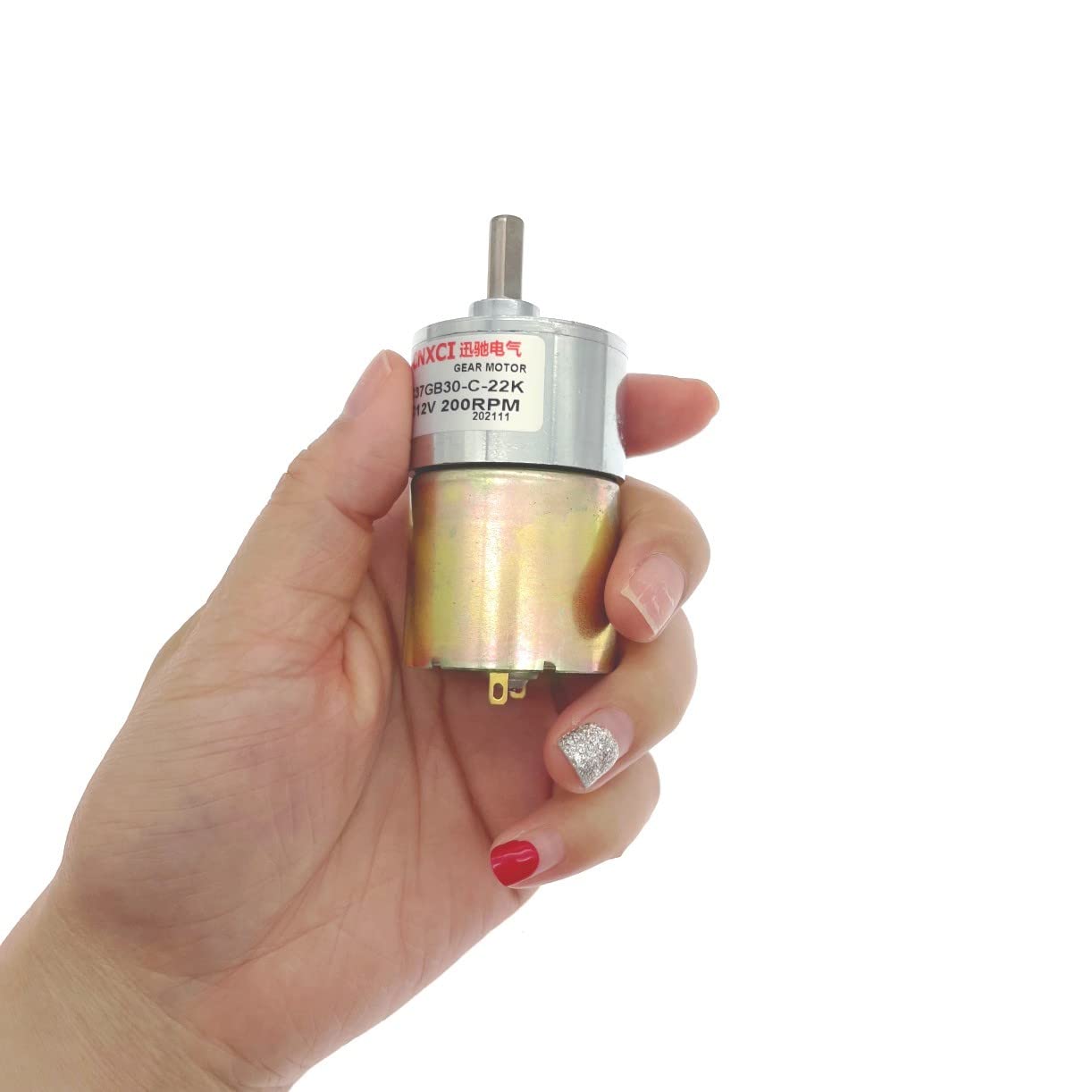 JZK Motor DC 12V 200 RPM Alto Torque: El Corazón Perfecto Para Tus Proyectos De Robótica