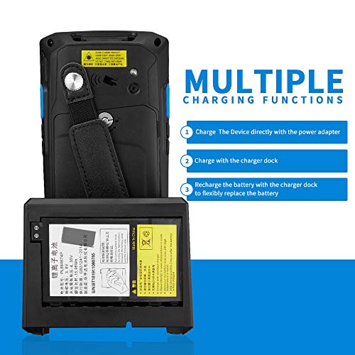 Charger Cradle for IPDA035 Android 9.0 PDA Scanner POS Terminal 3G 4G MUNBYN with Honeywell Scanner to Read 1D/2D QR Code, Charger Cradle Only - Thumbnail 3