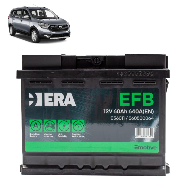 Batteria 60Ah EFB per Dacia Lodgy 1.6 benzina GPL 2012+