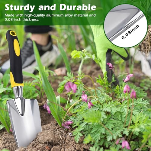 Juego de 12 palas pequeñas Patioer para jardinería miniatura 6