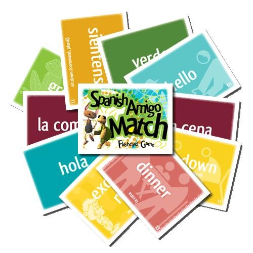 Spanish Amigo Match (Spanish/English Flash Cards and Game) (Classical Academic Press) (Spanish Edition)