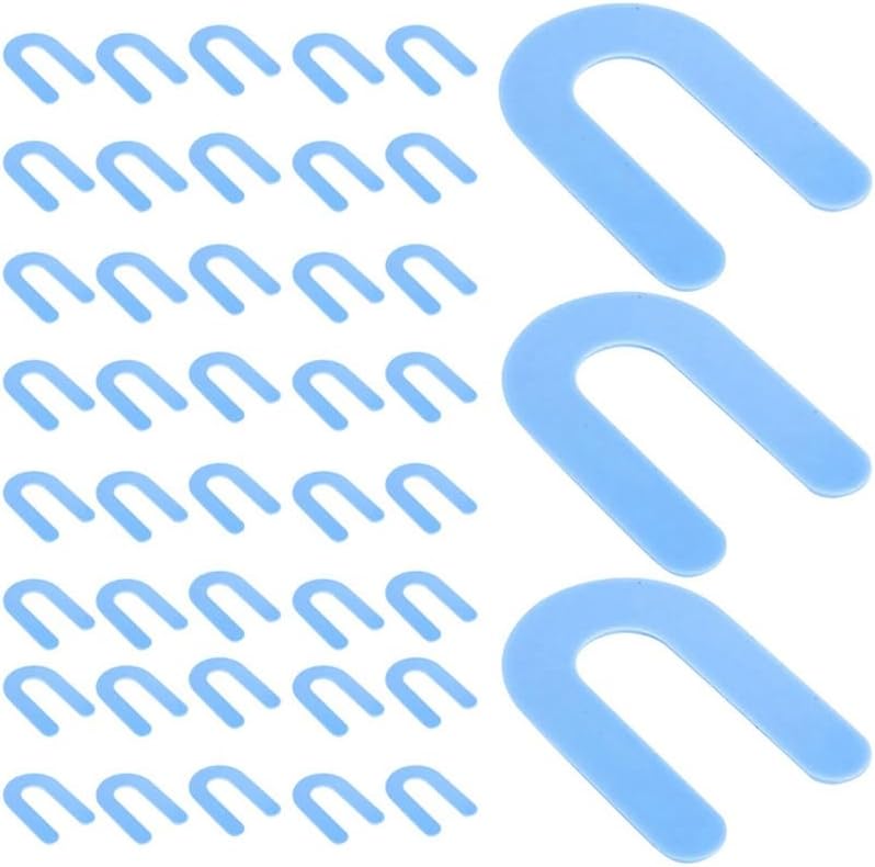 1/16 Inch Shims Structural Horseshoe U Shaped Tile Shims For Leveling 300 Pieces, Blue - (Color: Blue)