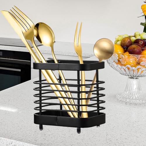 Keineux UTENSIL HOLDER Kitchen Countertop Organizer, Cutlery Drainer Sink Caddy Storage Drying Rack thumb #2